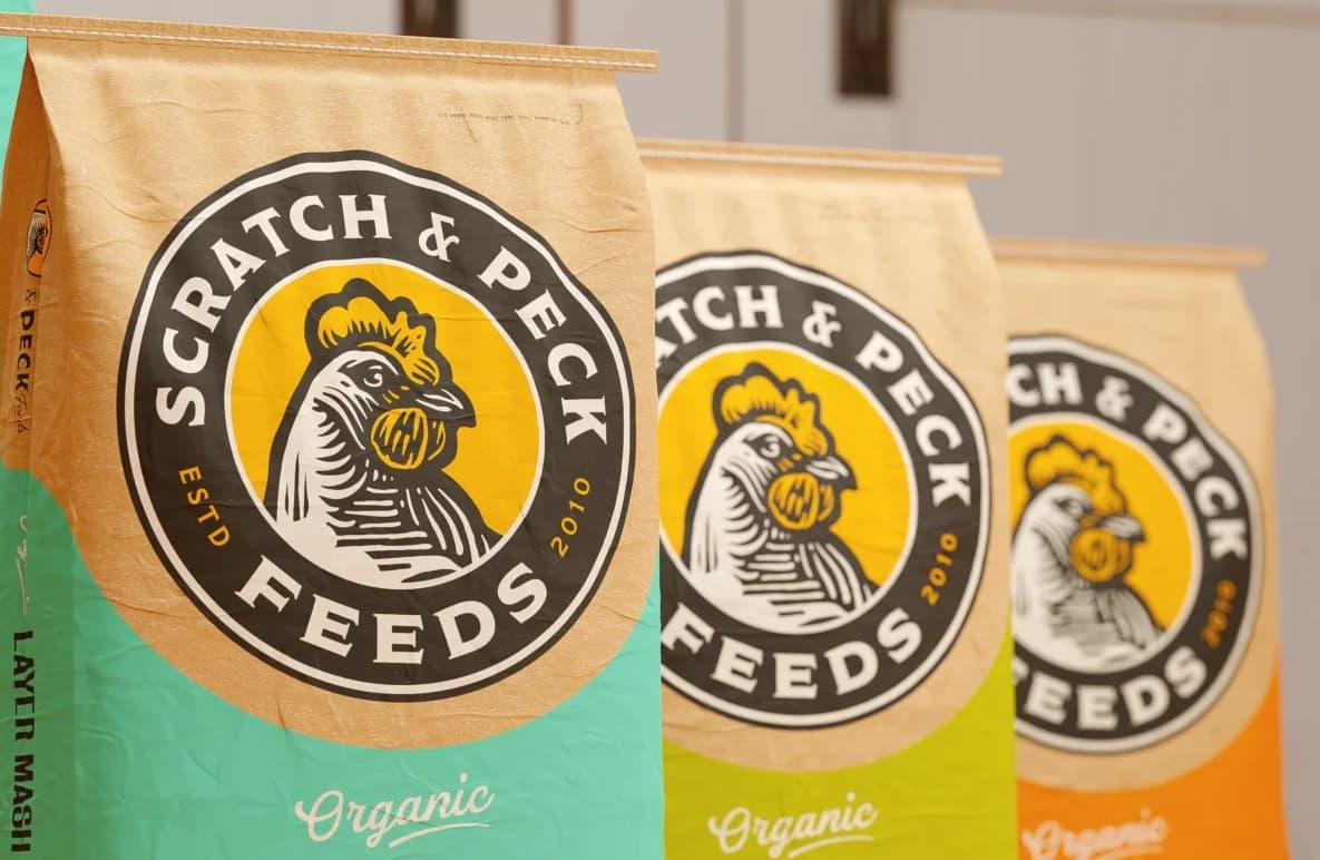 Scratch & Peck Feeds Brand Design, Packaging, & Website Work - Murmur Creative